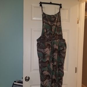 Camo Romper Spaghetti Strap